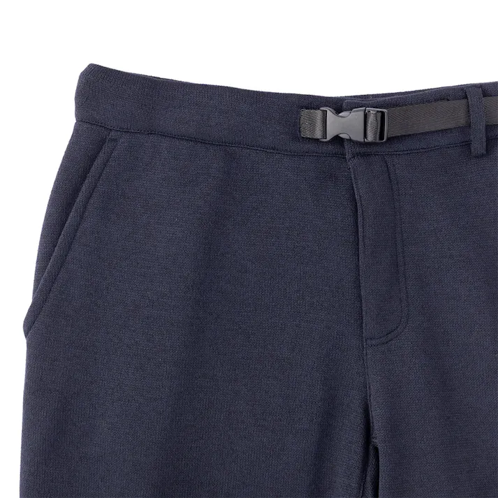 Hot fine ニットフリースジョガーパンツ ネイビー L