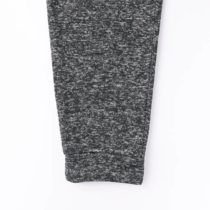 Hot fine ニットフリースジョガーパンツ チャコール L