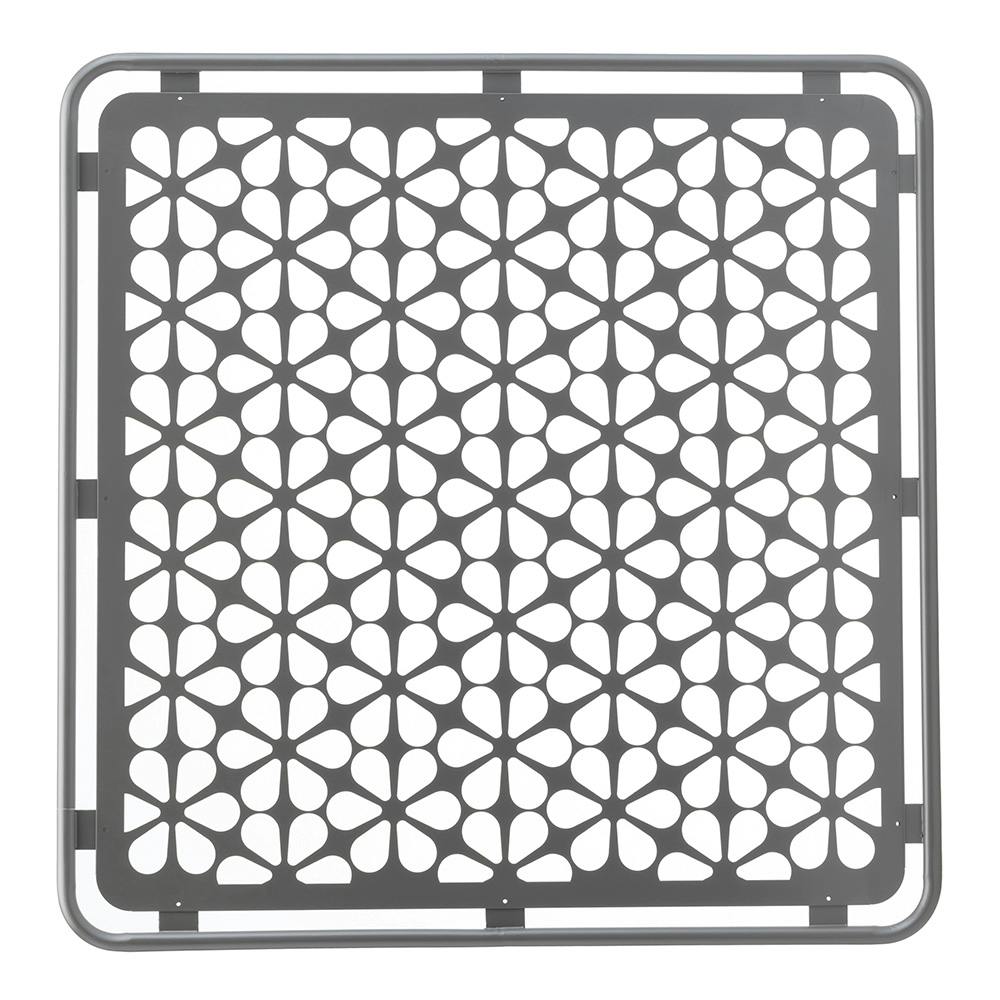デザインフェンス フラワー ダークグリーン 90×90