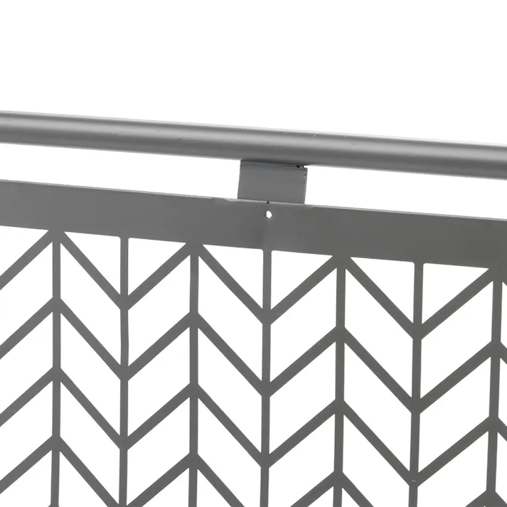 デザインフェンス ヘリンボーン ダークグリーン 90×180【SU】