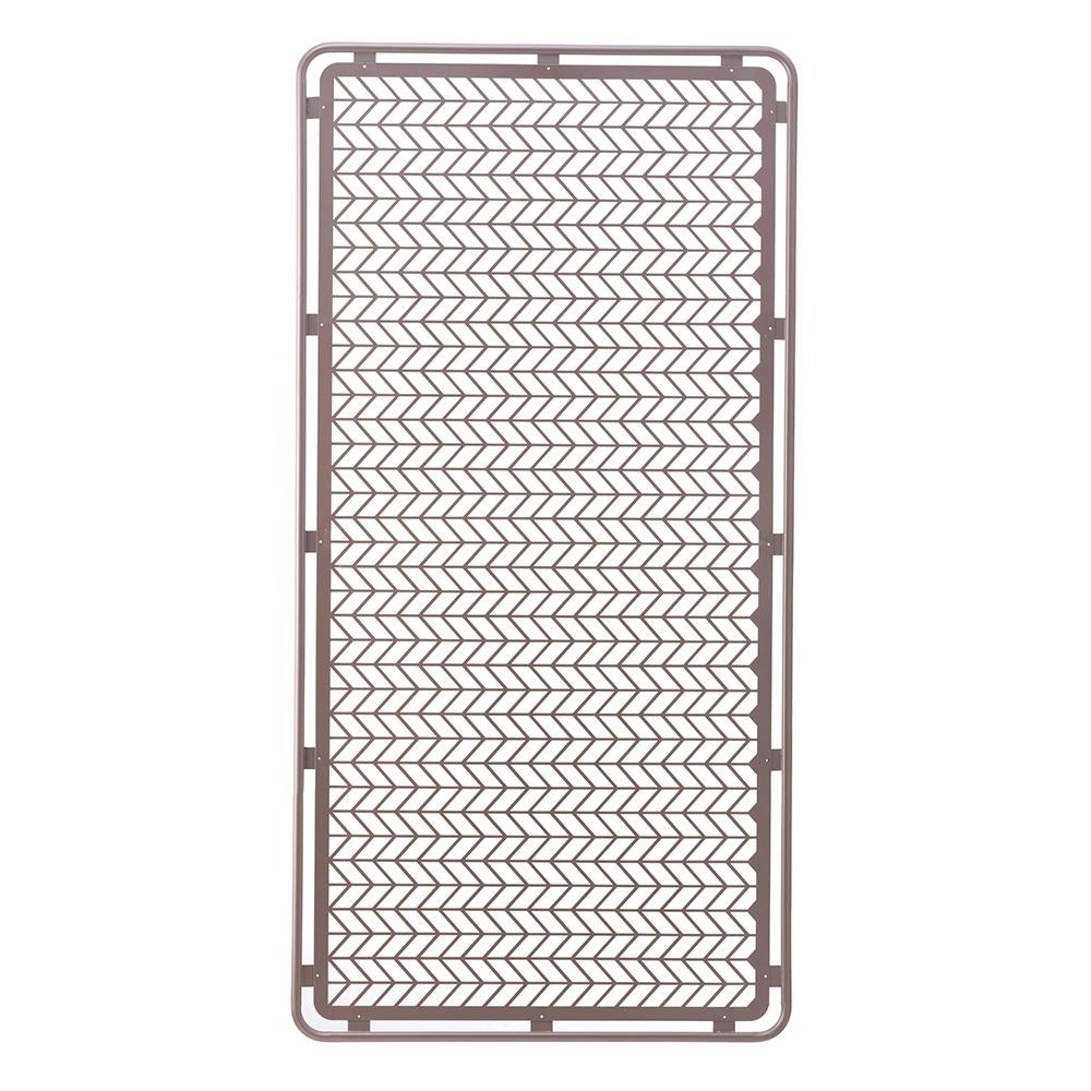 デザインフェンス ヘリンボーン ブラウン 90×180【SU】