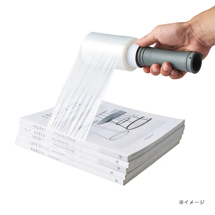 カインズ ミニストレッチ 12μ 幅10cm 長さ150m ホルダー付