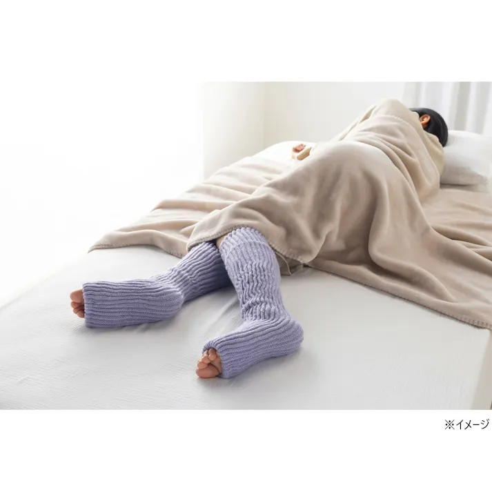 カインズ あったかレッグウォーマー パープル