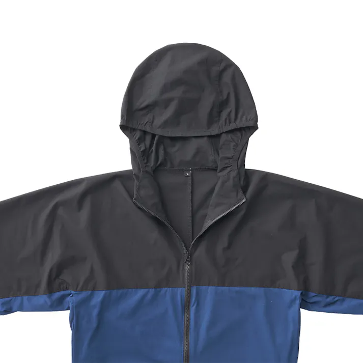 カインズ 切替撥水ストレッチ パーカー ネイビー LL