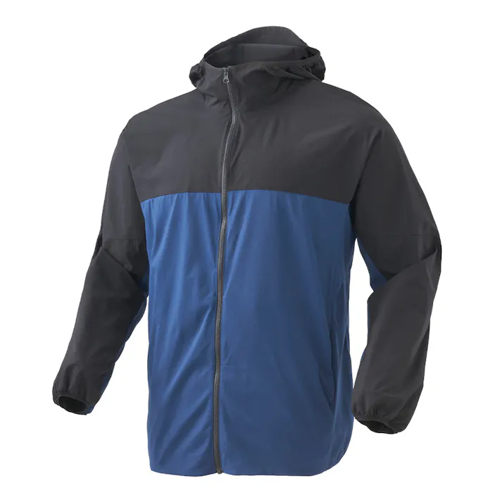 カインズ 切替撥水ストレッチ パーカー ネイビー LL