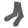 カインズ メリノウール靴下 保湿 保温 内側総パイル クルー丈 杢グレー 25.0-27.0cm
