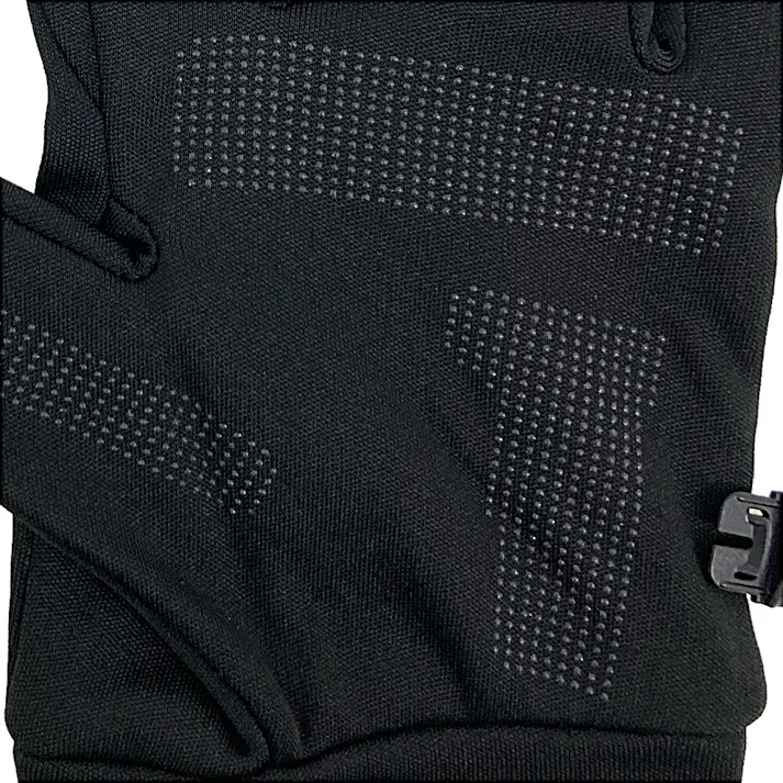 Hot fine タッチパネル対応 すべり止め付き防寒手袋 撥水 ブラック M