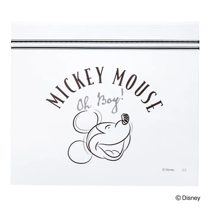 抗菌ダブルジッパーバッグ SS ミッキーマウス 35枚入り
