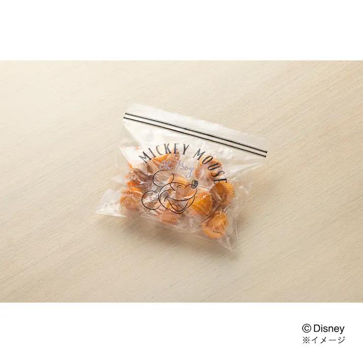 抗菌ダブルジッパーバッグ SS ミッキーマウス 35枚入り