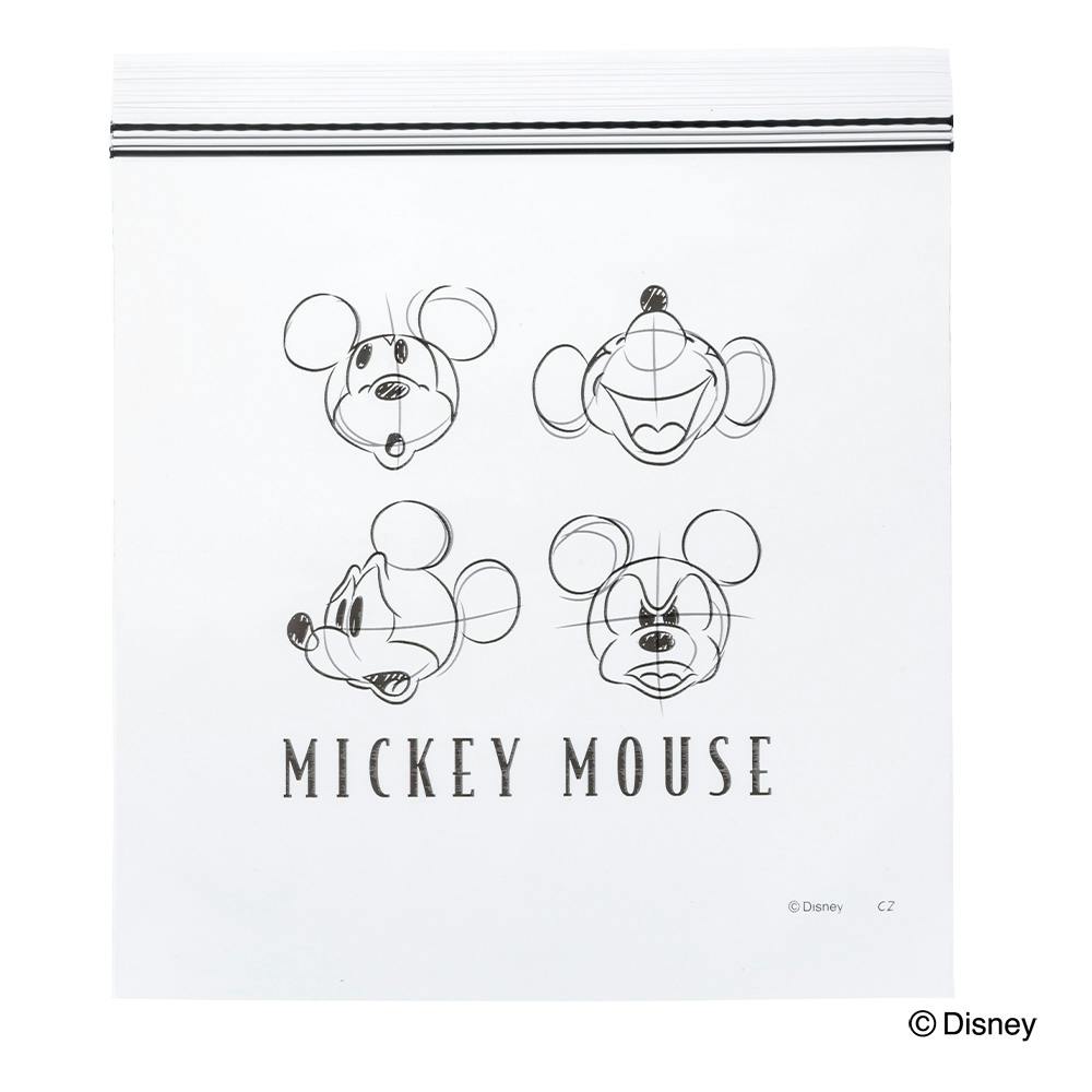 抗菌ダブルジッパーバッグ S ミッキーマウス 30枚入り | 食品用ラップ
