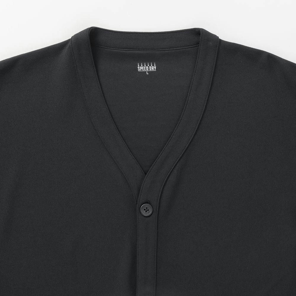 【 Cains Moore 】 コットン カーディガン 黒 ブラック ポケ付 Cains Moore 】 コットン カーディガン 黒 ブラック ポケ付 Cains