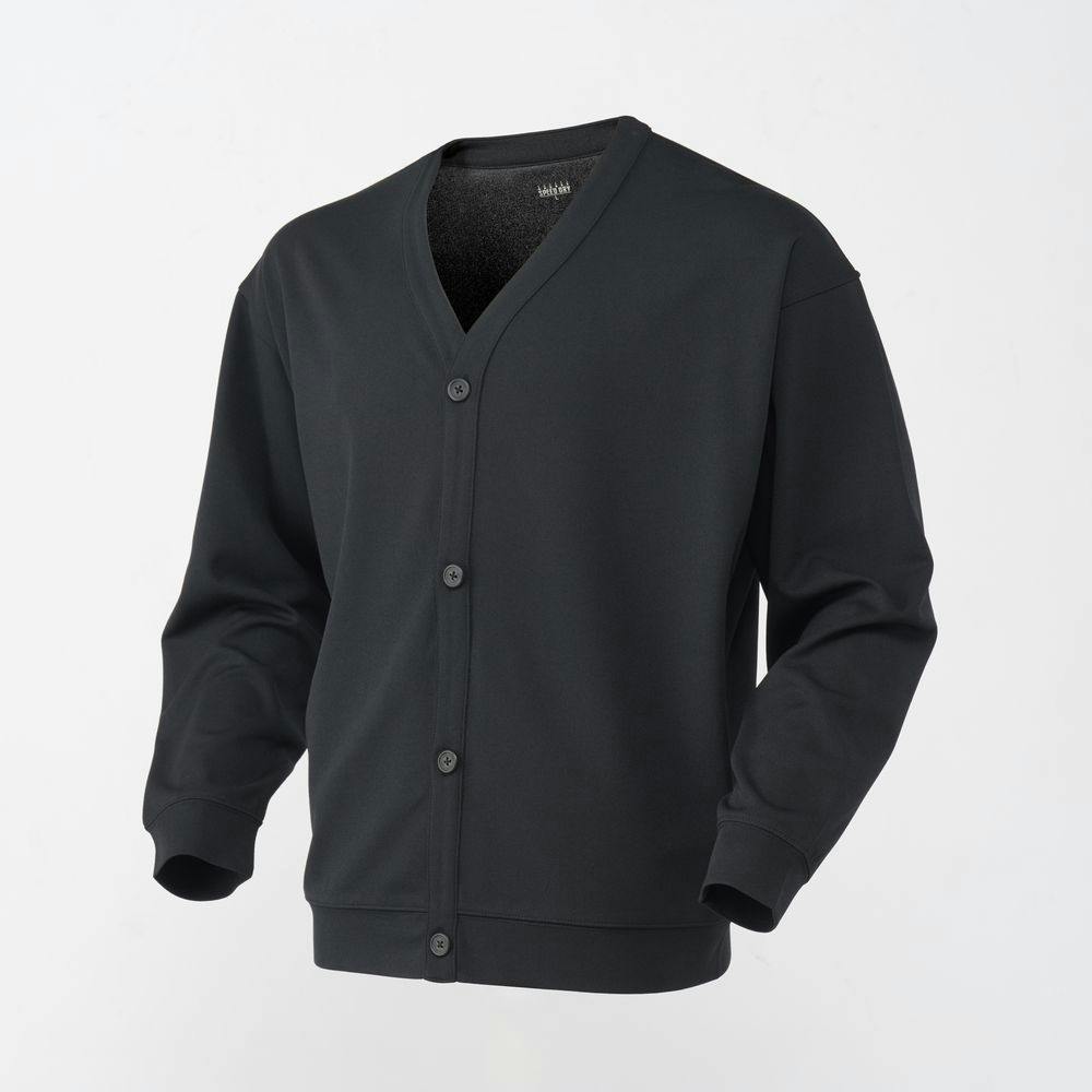 SPEED DRY さらっとした肌触りのカーディガン ブラック LL