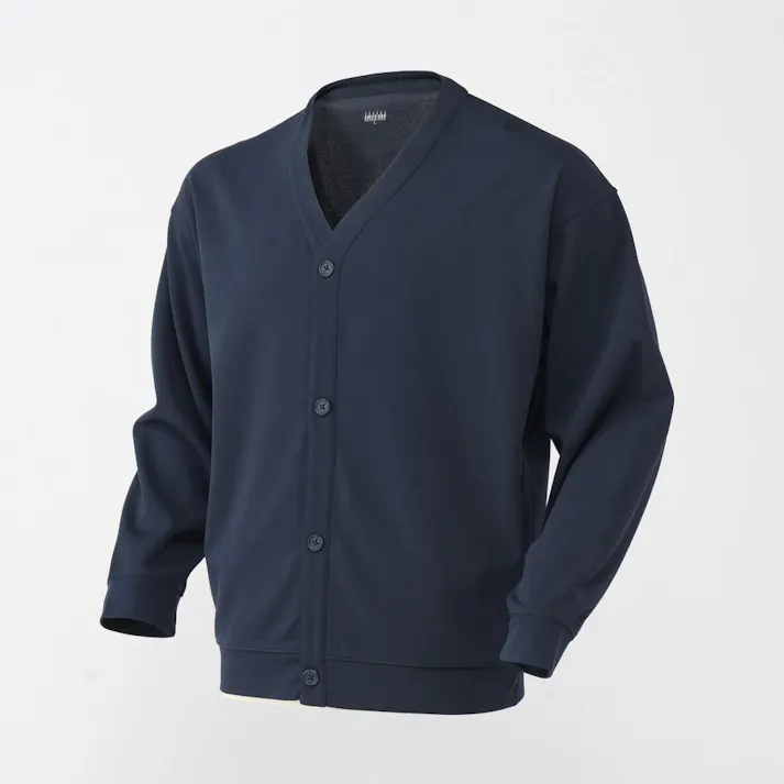 SPEED DRY さらっとした肌触りのカーディガン ネイビー L