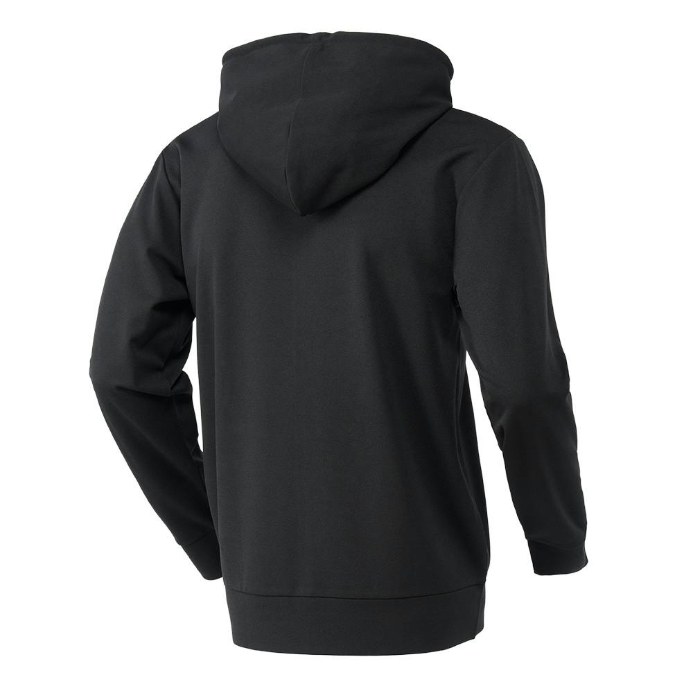 SPEED DRY さらっとした肌触りのパーカー ブラック M | 作業着・作業服