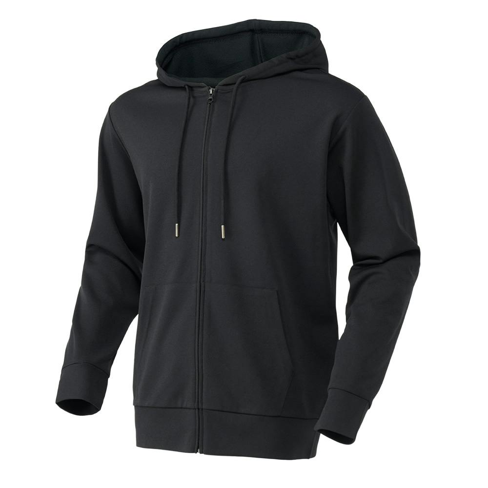 SPEED DRY さらっとした肌触りのパーカー ブラック L | 作業着・作業服