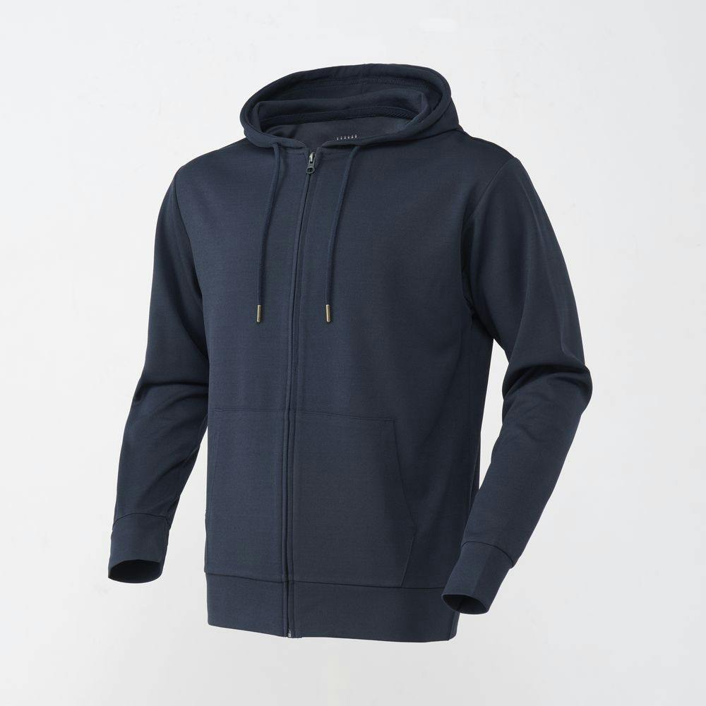 SPEED DRY さらっとした肌触りのパーカー ネイビー M | 作業着・作業服