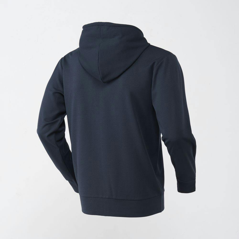 SPEED DRY さらっとした肌触りのパーカー ネイビー M | 作業着・作業服