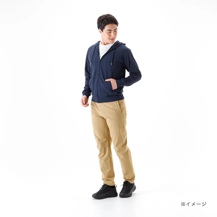 SPEED DRY さらっとした肌触りのパーカー ネイビー LL