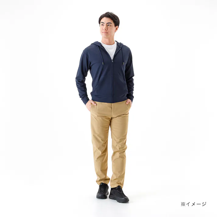 SPEED DRY さらっとした肌触りのパーカー ネイビー LL