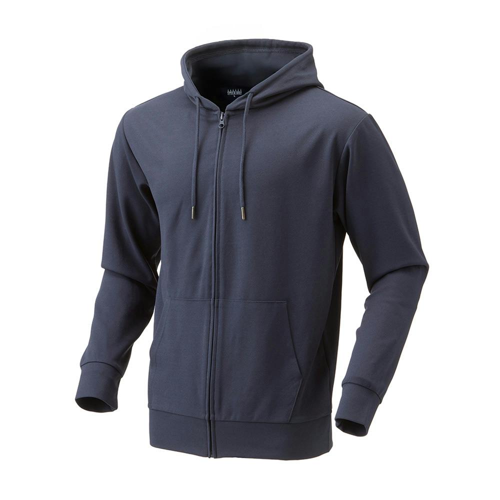 SPEED DRY さらっとした肌触りのパーカー ブラック LL | 作業着