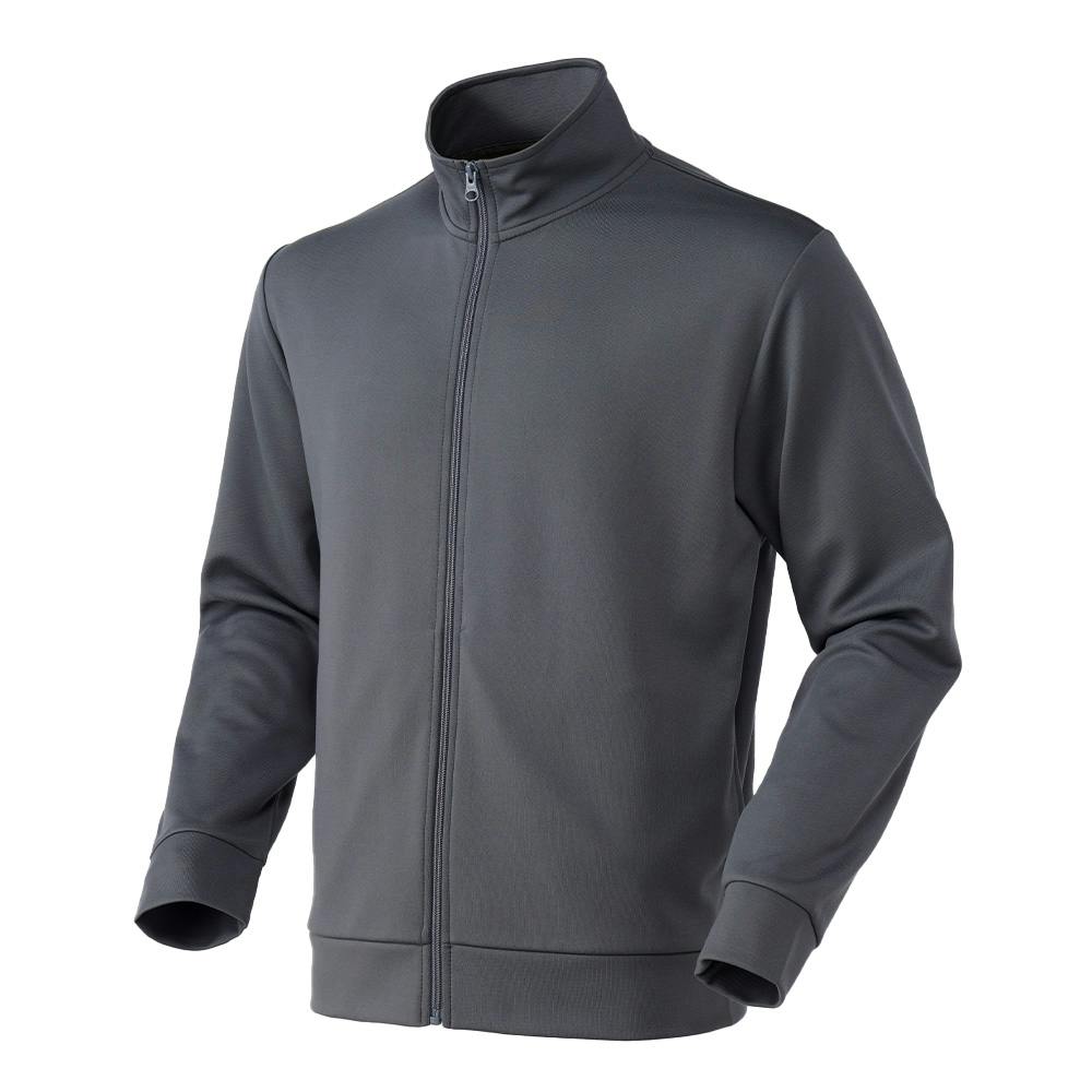 Hot fine なめらかストレッチ スタンドジャケット グレーLL シャツ・ブルゾン