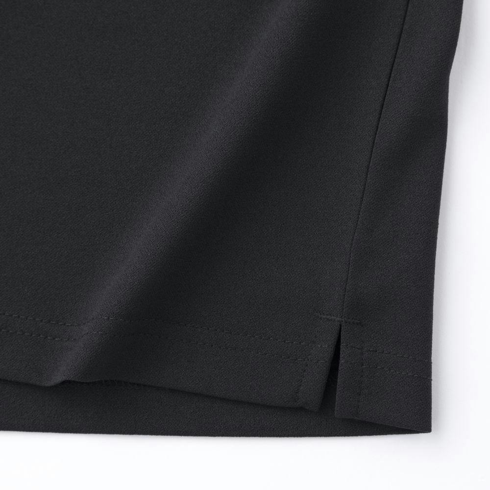 SPEED DRY さらっとした肌触りのポロシャツ 長袖 ブラック L | 作業着