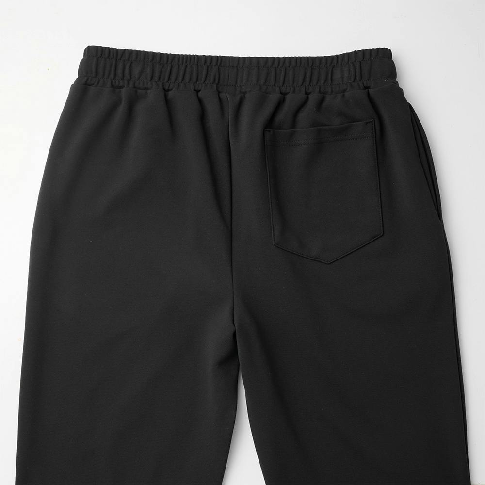 Hot fine なめらかストレッチ ジョガーパンツ ブラック M | 作業