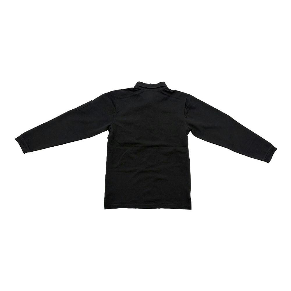 SPEED DRY ポケット付き ワークポロシャツ 長袖 ブラック M | 作業着