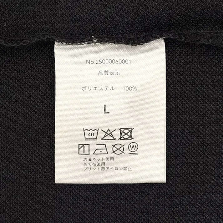 SPEED DRY ポケット付き ワークポロシャツ 半袖 ブラック L