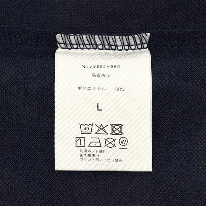 SPEED DRY ポケット付き ワークポロシャツ 半袖 ネイビー L
