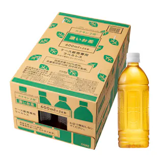【ケース販売】濃い茶ラベルレス 茶師10段監修 600ml×24本