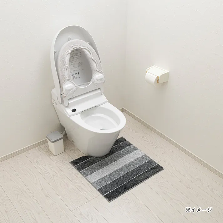 洗浄型便座カバー グレー