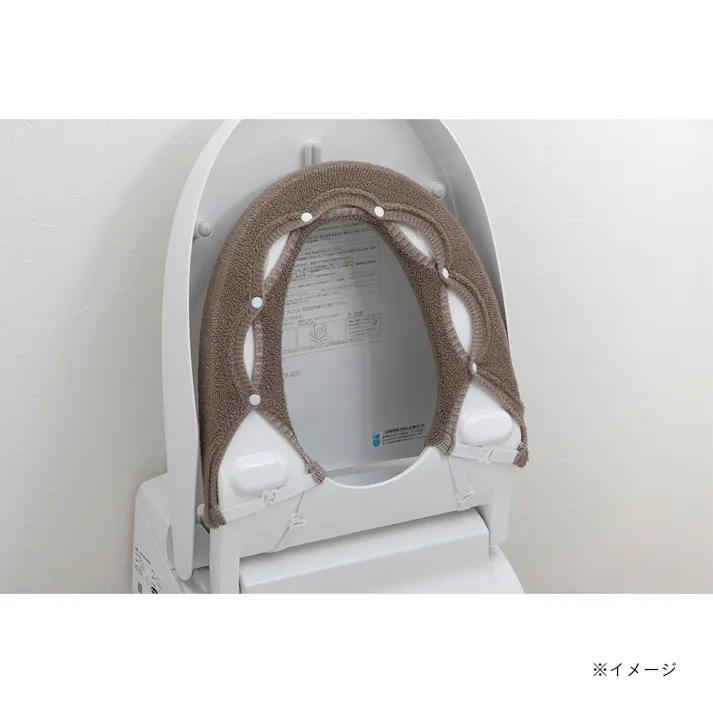 洗浄型便座カバー ブラウン