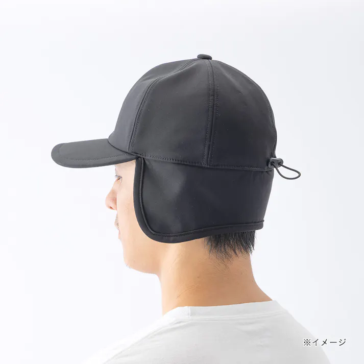 Hot fine 耳当て付きキャップ ブラック 014 フリーサイズ