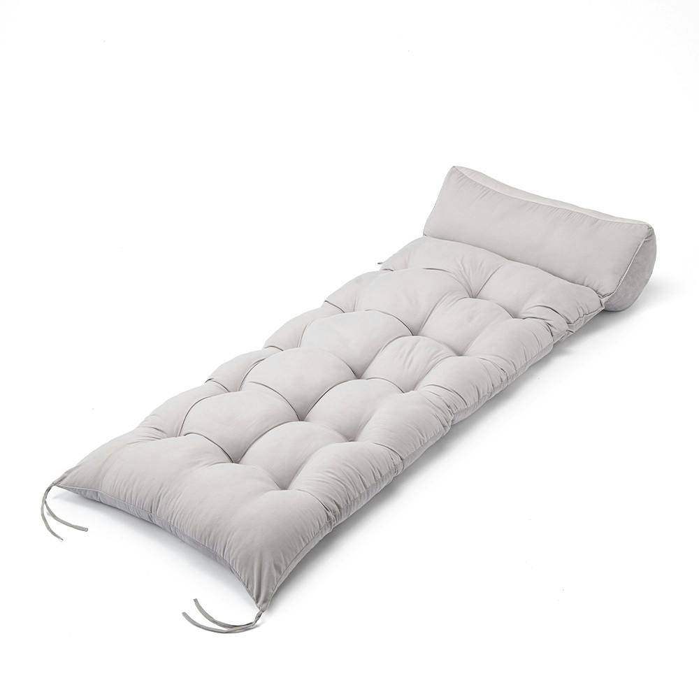 ごろ寝ロングフロアクッション グレー | 座布団・座布団カバー