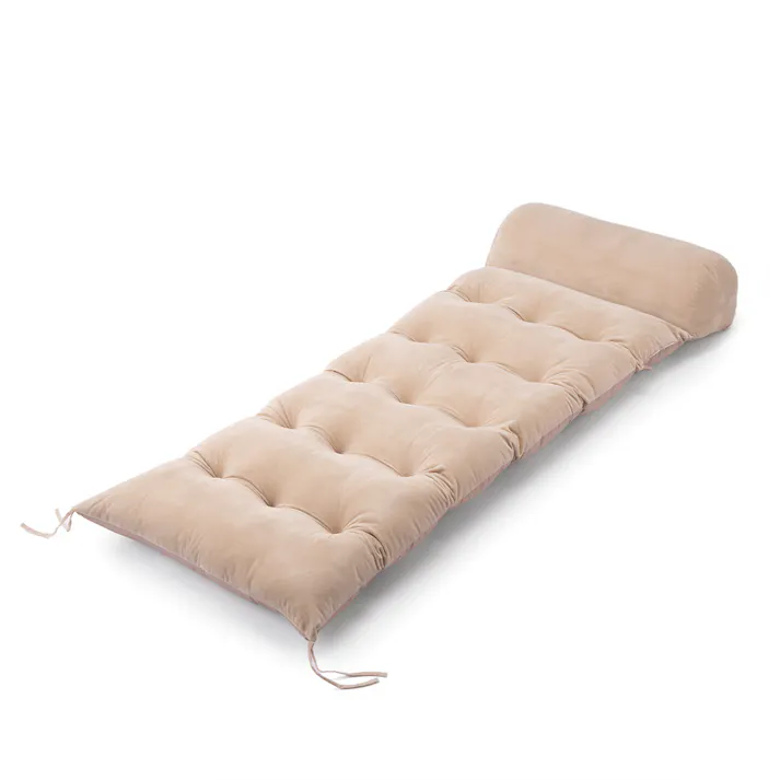 ごろ寝ロングフロアクッション ベージュ