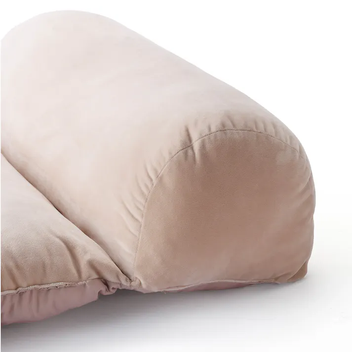 ごろ寝ロングフロアクッション ベージュ