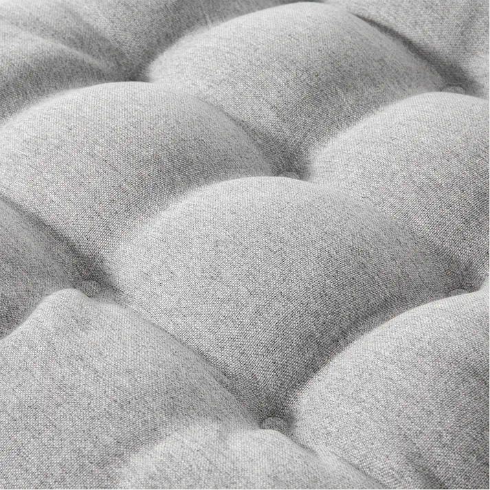 持ち手付カバー洗える背もたれイス FLepoco グレー 幅57cm 奥行44~57cm 高さ16~50cm リクライニング 枕 足置き 座椅子 座布団