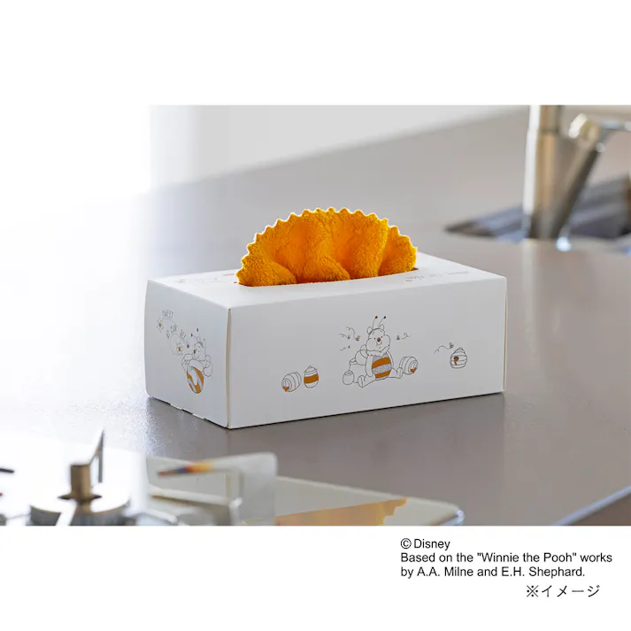 マイクロファイバークロス リバーシブル 10枚入 くまのプーさん