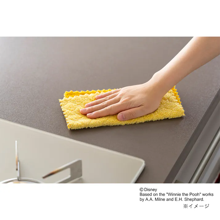 マイクロファイバークロス リバーシブル 10枚入 くまのプーさん