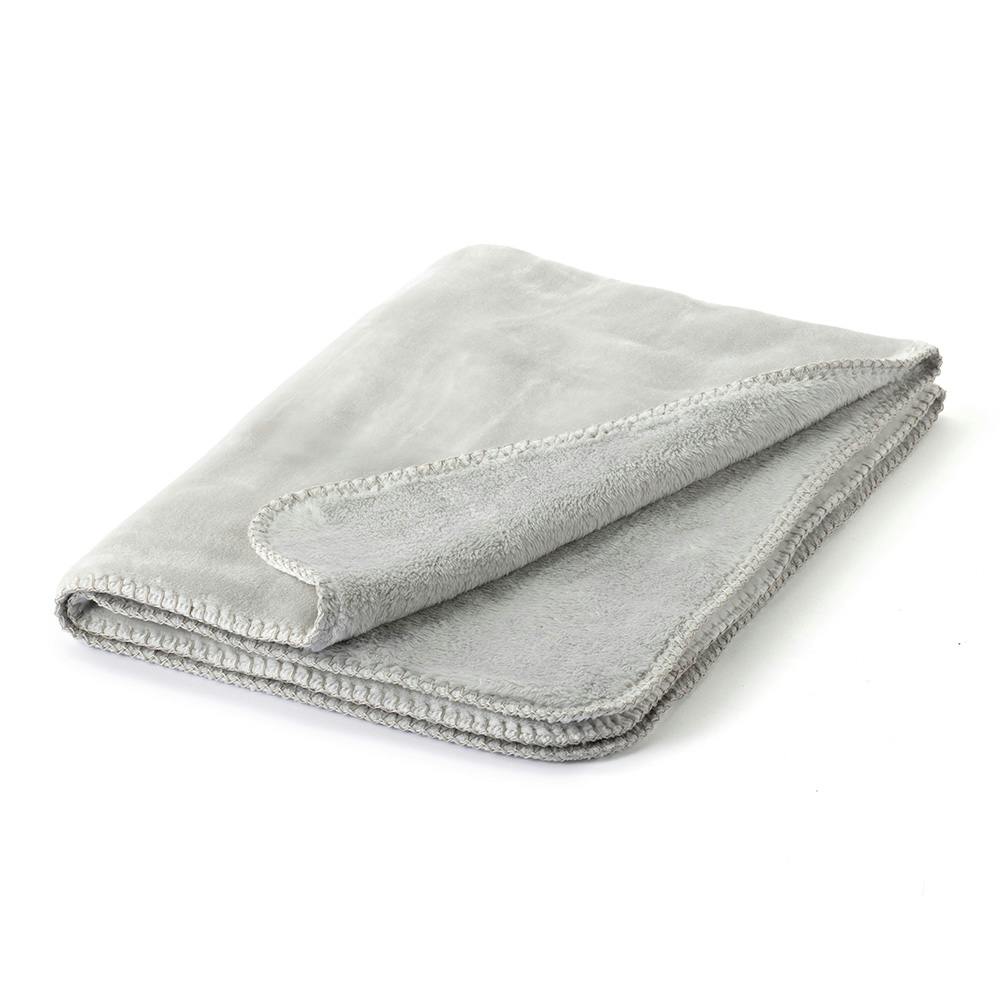 ふんわり無撚糸タオルケット 180×200 グレー | 布団・枕・寝具