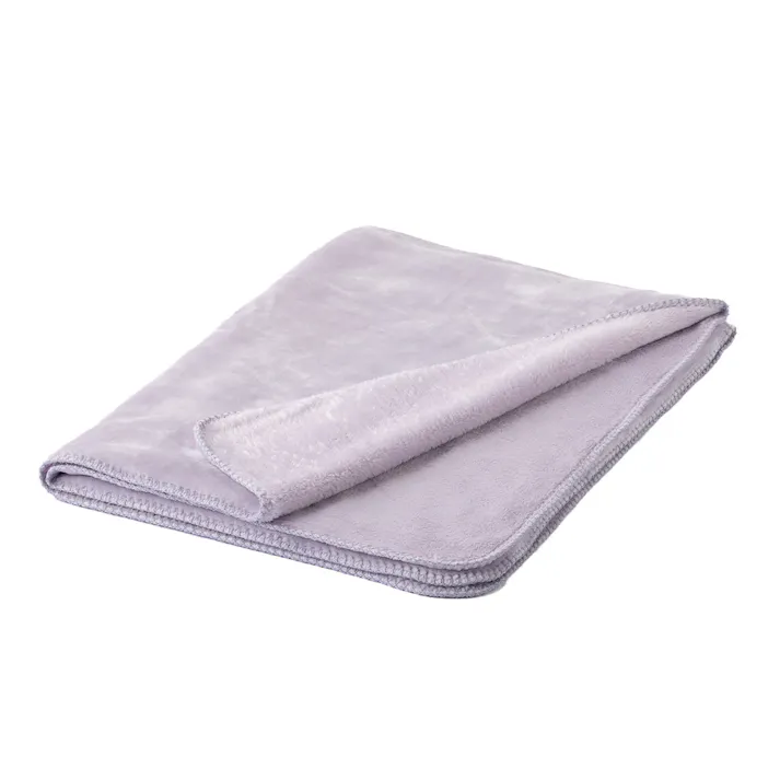 くつろぎブランケット パープル 幅100cm 奥行140cm