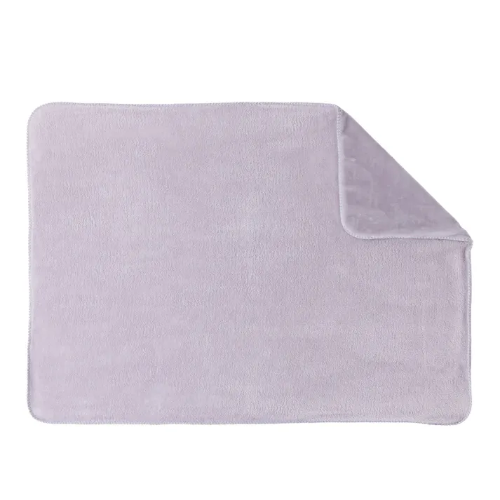 くつろぎブランケット パープル 幅100cm 奥行140cm