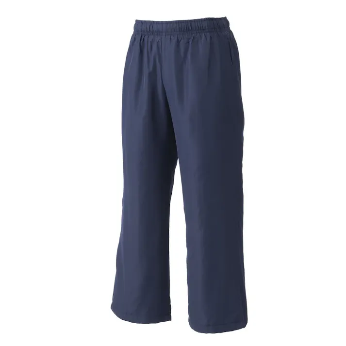 Hot fine 裏フリースパンツ 裏面フリースであたたかい 保温 ネイビー M