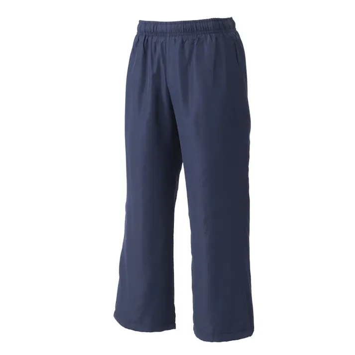 Hot fine 裏フリースパンツ 裏面フリースであたたかい 保温 ネイビー M