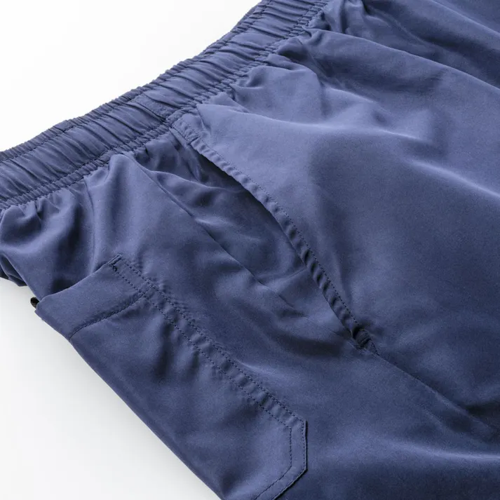 Hot fine 裏フリースパンツ 裏面フリースであたたかい 保温 ネイビー LL