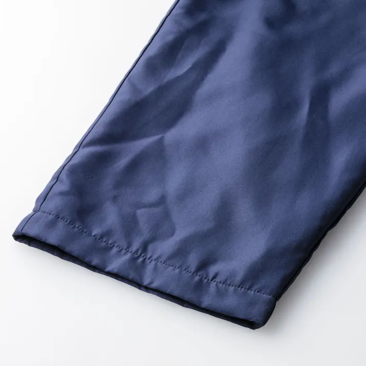 Hot fine 裏フリースパンツ 裏面フリースであたたかい 保温 ネイビー LL