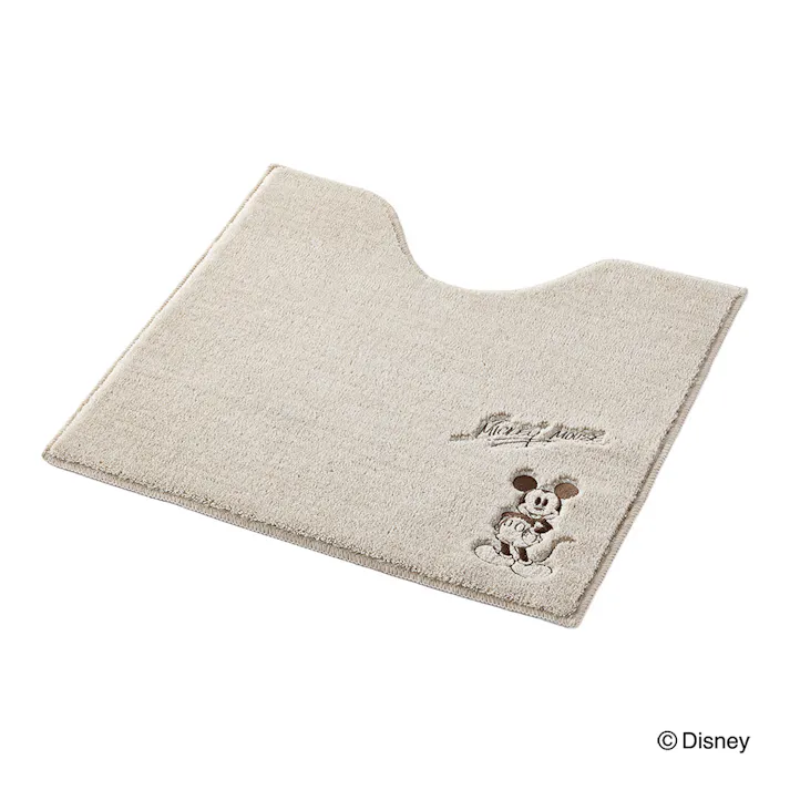 トイレマット ミッキーマウス 刺繍