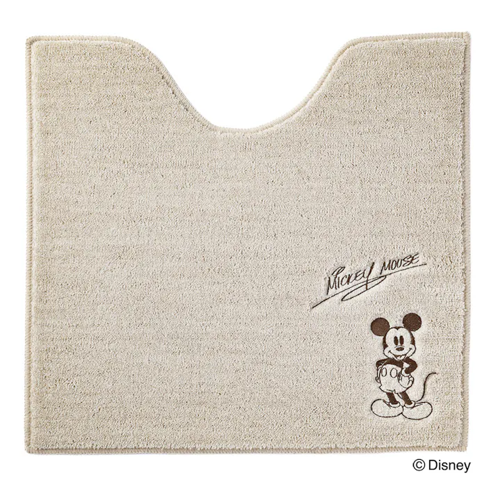 トイレマット ミッキーマウス 刺繍