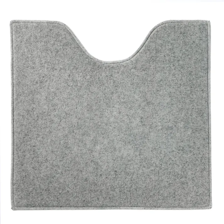 トイレマット ストライプグレー